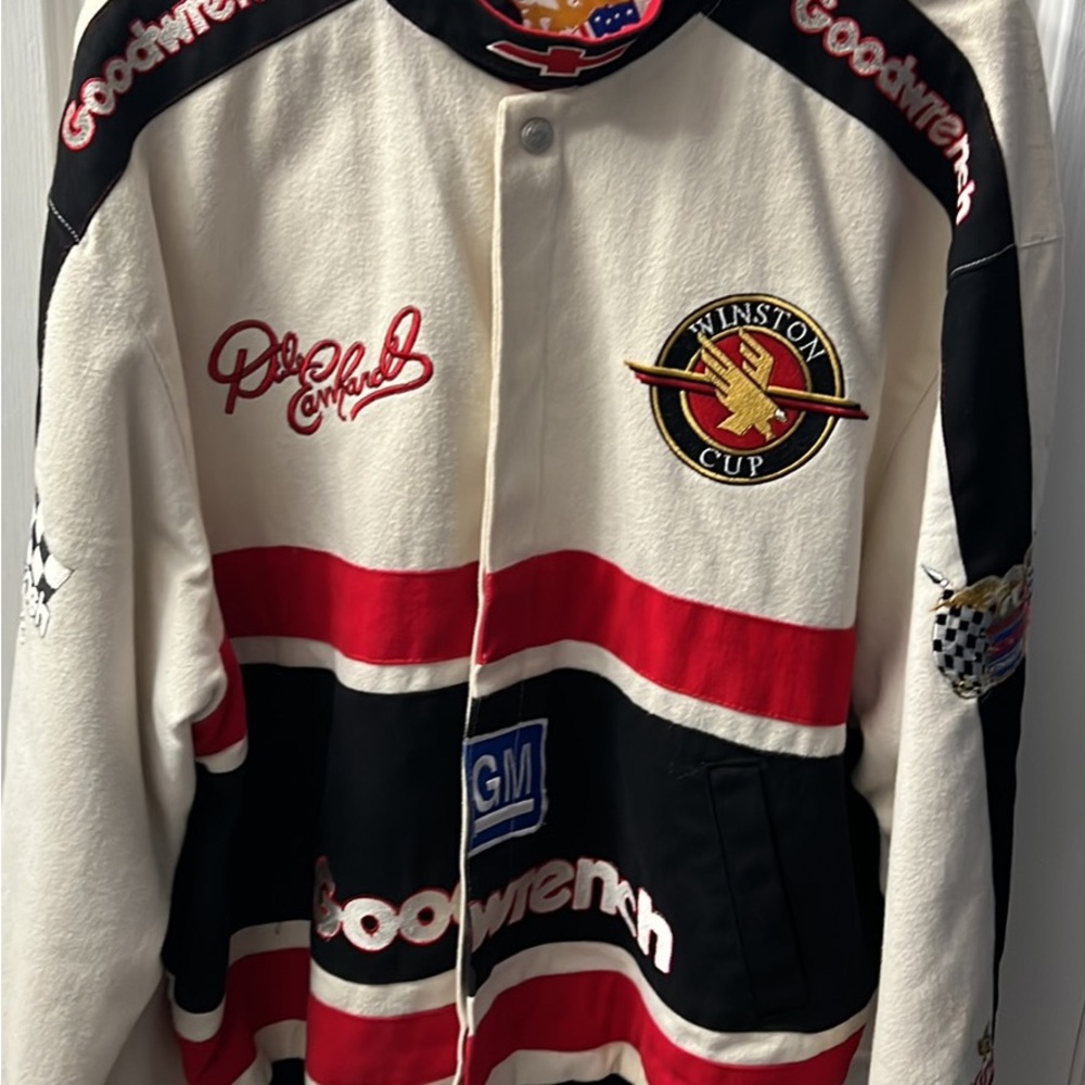 Vintage Dale Earnhardt Jeff hamilton Winston cup Jacket size 2X tag is faded - Picture 10 of 10
